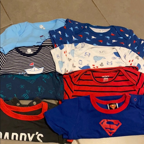 Lot of 18-24mth Boys Onesies - Picture 1 of 7